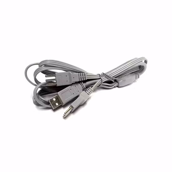 ISO 13485 Medical Cable Manufacturer Custom Round&Parallel &Flat&Coild Cable with ISO10993 Biocompatible TPU TPE Materials for ECG SpO2 and Medical Equipment