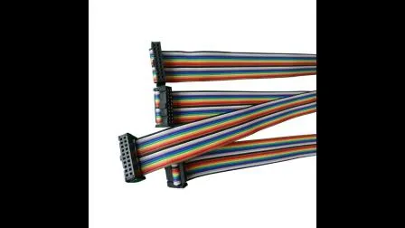 OEM Custom Waterproof Automation Medical Equipment Wire Harness Cable Assembly Awm 20624 80c 60V VW-1 FFC, 24 Pin Flat FFC VGA Lvds Cable