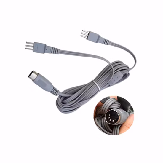 ISO 13485 Medical Cable Manufacturer Custom Round&Parallel &Flat&Coild Cable with ISO10993 Biocompatible TPU TPE Materials for ECG SpO2 and Medical Equipment