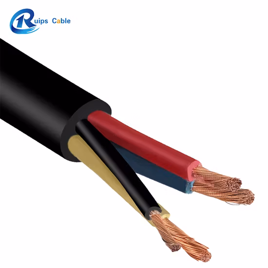 Multicore Flexible Power Cables H07rn8-F Water Resistant Industrial Electric Cables