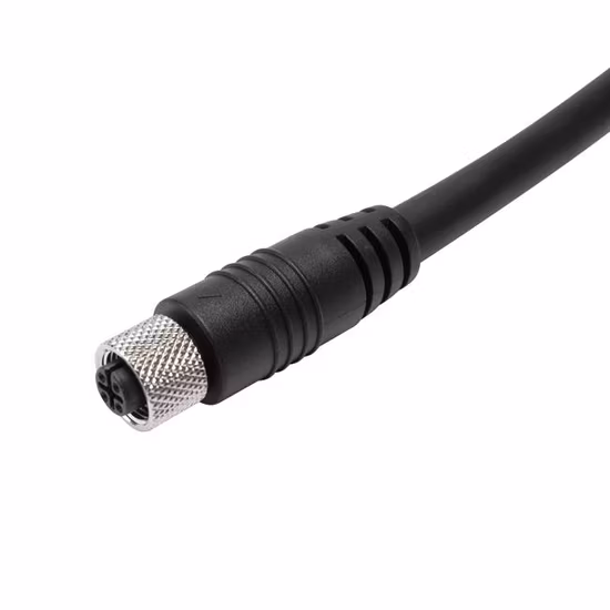 Manufacturer Factory Price OEM M12 D Code 4pin Connector Female Networking Cable Customized Flexible Cable for Industrial Camera Automation Control